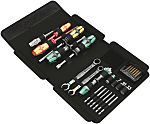 Kit de herramientas Wera, Funda de 25 piezas para Fontanería y calefacción, contiene Bits, Ratchet, Screwdriver,