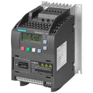 Variador de frecuencia Siemens serie SINAMICS V20, 0,75 kW, 400 V ac, 3 fases, 2,2 A, 0 → 550Hz, IP20, Modbus