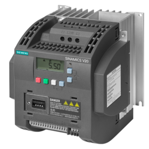 Variador de frecuencia Siemens serie SINAMICS V20, 3 kW, 400 V ac, 3 fases, 7,3 A, 0 → 550Hz, IP20, Modbus