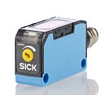 Fotocélula rectangular Sick Diffuse, alcance 2 mm → 100 mm, salida PNP, Conector de M8 4 clavijas, IP67