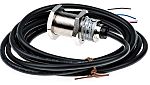 Fotocélula de cuerpo cilíndrico Omron, Sistema Difuso, alcance 300 mm, salida PNP, Cable de 4 hilos de 2 m., IP67, IP69K