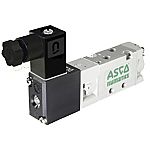 Electroválvula neumática EMERSON – ASCO, Serie 519, Rosca M5 Métrico, Función 5/2, Piloto/Piloto, Colector, 175l/min