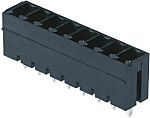 Conector macho para PCB Weidmuller serie OMNIMATE SC de 6 vías, 1 fila, paso 3.81mm, para soldar, Orificio Pasante