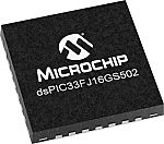 Procesador de señal digital DSPIC33FJ16GS502-E/MM, AEC-Q100 40MHZ 16bit 2 kB RAM, 16 kB Flash, QFN 28 pines 8x10bit