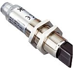 Fotocélula de cuerpo cilíndrico Sick, Sistema Reflex, alcance 5,5 m, salida NPN, Conector Cableado M12, IP67