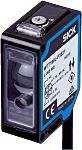Fotocélula rectangular Sick, Sistema Supresión de Fondo, alcance 200 mm → 2,5 m, salida PNP, Cable libre, IP67