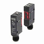 Fotocélula rectangular Omron, Sistema Barrera de Luz, alcance 7 m, salida NPN, Conector Cableado M12