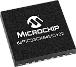 Procesador de señal digital DSPIC33CK64MC102-I/2N, 100MHZ 16bit 8 kB RAM, 64 kB Flash, SSOP/UQFN 28 pines