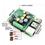Hi-Fi AMP Hat con amplificador 25W para Raspberry Pi de 52Pi